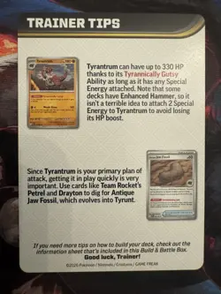 Perfect Order Pokemon TCG Trainer Tips Art Card Mega Starmie - Image 2