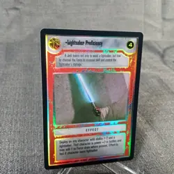 Lightsaber Proficiency (FOIL) BB - Star Wars CCG Customizeable Card Game SWCCG - Image 2