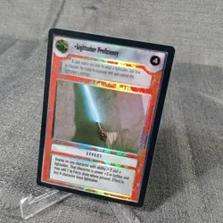 Lightsaber Proficiency (FOIL) BB - Star Wars CCG Customizeable Card Game SWCCG - Image 3