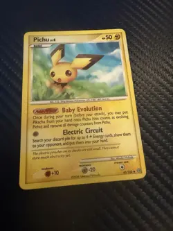 Unique Crimp Pichu 45/100 NM -Vintage Pokemon Card- Storm front - Image 1