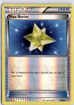 Pokemon Max Revive 65/83 Reverse Holo XY Generations Trading Card TCG - Image 3