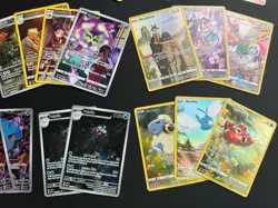LOT 28 Pokemon Art Rare Full Art Cards - English & Japanese Sun & Moon, SWSH, SV - Image 5