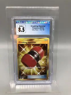 Crushing Hammer - Ultra Prism - CGC 8.5 NM/Mint+ Pokemon 2018 - Image 1