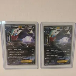 2 Darkrai EX ULTRA RARE 74/122 XY BREAKpoint Pokemon card TCG NM/LP HOLO 2016 - Image 1