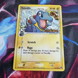 Totodile 67/101 Reverse Holo Stamp Pokemon TCG Card EX Dragon Frontiers NICE!! - Image 1