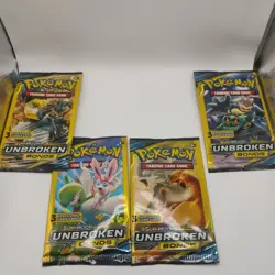 Pokemon Card - Unbroken Bonds - 3 Card Booster Pack - New Factory Sealed X1 - Image 1