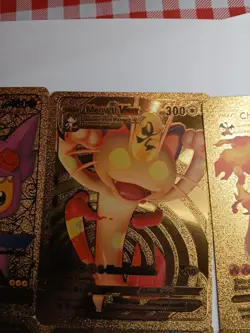 Lot Of 10 Pokemon Cards Gold Foil - Image 4
