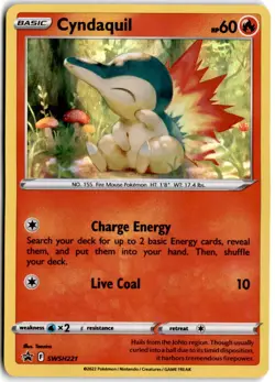 Cyndaquil - Promo SWSH: Sword & Shield Promo Cards SWSH221 NM - Image 1