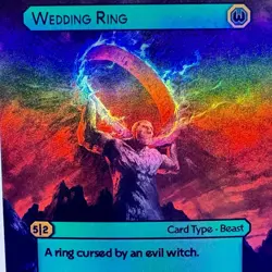 Wedding Ring 5|2 Court of Chaos: Divorced Dads Beast Holo Card - Image 2