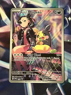 Marnie's Morpeko Pokemon Card SVP EN 206 Rivals Black Star Promo NM - Image 1