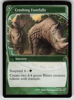 Crashing Footfalls (Future Sight) Rare Mystery Booster 2 204 MTG Near Mint 2024 - Image 1