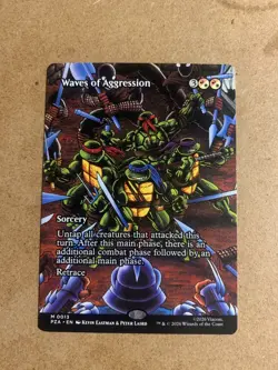 Waves of Aggression (Borderless) - Teenage Mutant Ninja Turtles Source Material - Image 1