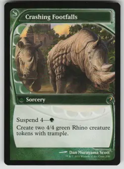 Crashing Footfalls (Future Sight) Rare Mystery Booster 2 204 MTG Near Mint 2024 - Image 1