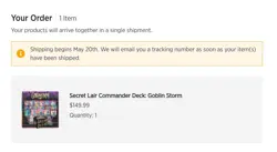 PreSale MTG Secret Lair Commander Deck Goblin Storm PRE-ORDER NEW/SEALED - Image 2