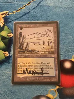 Flooded Strand Foil Onslaught Signed Altered Mtg - Image 1
