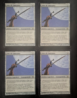 PLAYSET MAGIC MTG JITTE DI UMEZAWA 4x Betrayers of Kamigawa ITA - Image 1