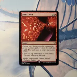 MTG Magic the Gathering Jeska's Will (187/794) Commander Legends NM - Image 1