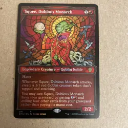 Squee, Dubious Monarch SHOWCASE FOIL, Dominaria United, MTG NM/M - Image 1