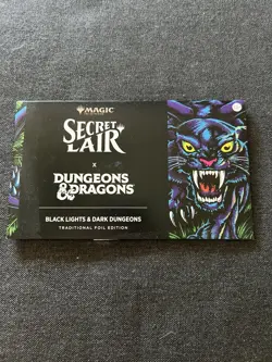 Secret Lair Dungeons & Dragons Black Lights & Dark Dungeons FOIL - SEALED MTG - Image 1
