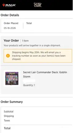 PRESALE | MTG Secret Lair Commander Deck: Goblin Storm | Sealed/New - Image 2