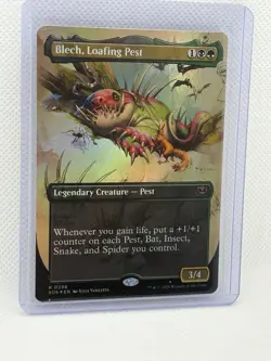 Blech, Loafing Pest (Borderless) FOIL Secrets of Strixhaven 0298 - Image 1