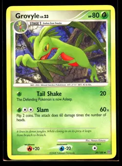2008 Diamond & Pearl - Stormfront Grovyle #39 Non Holo Pokemon Card - Image 1