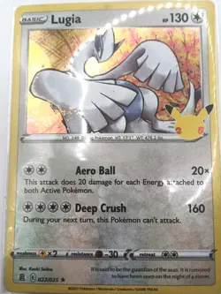 Pokemon Celebrations Lugia 22/25 Holo Rare - Image 1