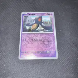 062/142 YAMASK REVERSE HOLO STELLAR CROWN POKEMON CARD - Image 1