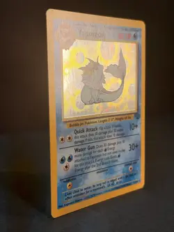 Vaporeon 12/64 Unlimited Holo Rare - Pokemon Jungle Set LP - Image 2