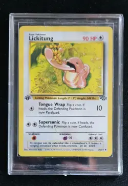 1999 Pokemon Lickitung (38/64) 1st Edition Jungle Set HP - Image 1