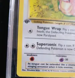 1999 Pokemon Lickitung (38/64) 1st Edition Jungle Set HP - Image 2