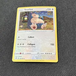 Snorlax 141/192 Cosmos Holo Rare 2020 Pokemon Rebel Clash NM - Image 1