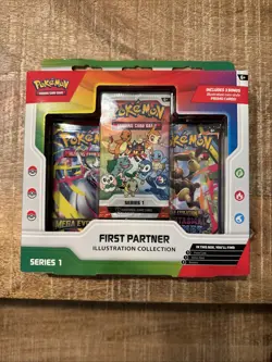 Pokemon First Partner Illustration Collection Sealed Series 1 - Image 1