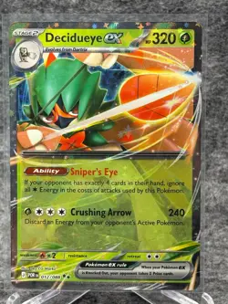Decidueye ex 012/088 Double Rare Perfect Order Pokemon Near Mint - Image 1