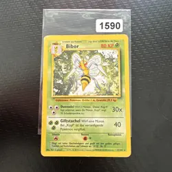 Pokemon Karte - Bibor 17/102 - Base Set - Deutsch - NonHolo - Image 1