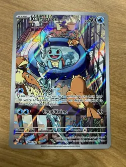 Carapuce 148/142 FR FRENCH SQUIRTLE Carte Pokemon EV07 Couronne Stellaire NMMINT - Image 1