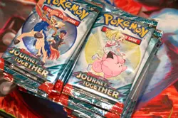 Pokemon Journey Together Booster Packs lot x33 New Factory Sealed - Image 2
