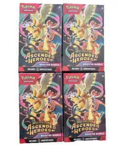 Pokemon TCG Mega Evolution Ascended Heroes Booster Bundle *SEALED Lot of 4* - Image 1
