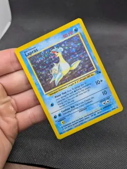 Lapras 10/62 Fossil Set Holo Rare Pokemon WOTC LP-NM - Image 2