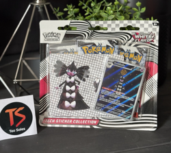 Pokemon TCG Scarlet Violet 10.5 White Flare 3Pk Blister Tech Sticker Collection - Image 1