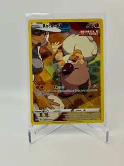 Pokemon Rockruff TG07/TG30 Ultra Rare Silver Tempest Trainer Gallery - Image 1