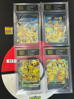 Pikachu V-union Promo 109/S-P - 112/S-P Combination Set - Pokemon Grade 10 - Image 1