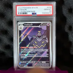 Dusknoir 070/064 Shrouded Fable Pokemon PSA 10 - Gem Mint! Illustration Rare - Image 2