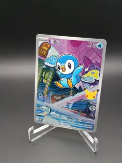 Pokemon PIPLUP MEP 042 Ascended Heroes - 1st Partner FULL ART PROMO. Mint 💎 - Image 1