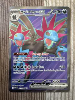 Hydreigon ex - Full Art Ultra Rare - White Flare - 161/086 Pokemon Card NM - Image 1