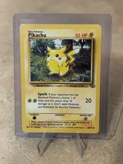 Pokemon Pikachu Jungle Common 50 HP 60/64 Wizards 1999 - Image 1