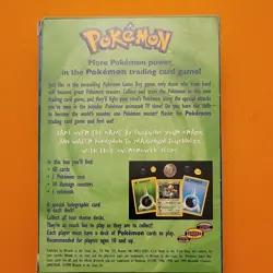 Pokemon Overgrowth Theme Deck 1999 Base Set Wizards of the Coast Empty Box - Image 2