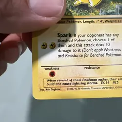 1999 Pokemon Jungle 1st Edition Pikachu 60/64 Common - Vintage WOTC TCG - Image 4