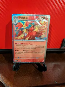 Pokemon Delphox 074 Prerelease Promo SEALED Build & Battle Deck Chaos Rising - Image 1