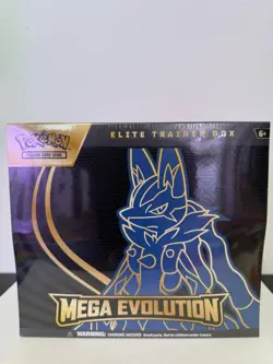 Pokemon TCG Mega Evolution Lucario Elite Trainer Box ETB *New/Factory Sealed* - Image 1